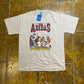 Vintage Adidas Super Bowl T-Shirt 1980s Gray Deadstock - L