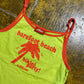 S.Oliver Sleeveless Top Green Orange 2000s y2k - XS