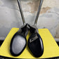 Early 2000s Miu Miu Two-Tone Patent Leather Brogue Gray Black Y2k Archive - 38