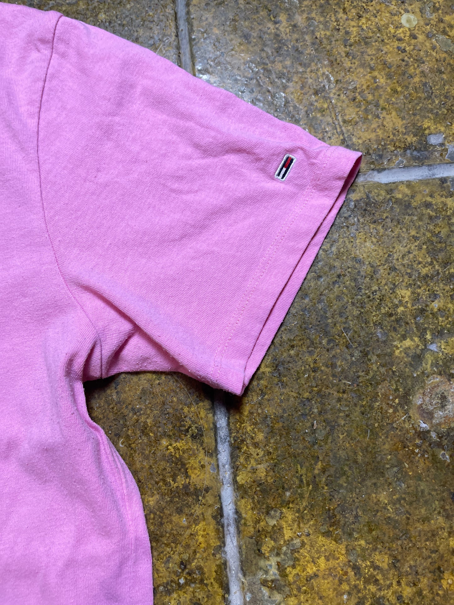 Tommy Hilfiger Jeans Short Sleeve Top Pink - L