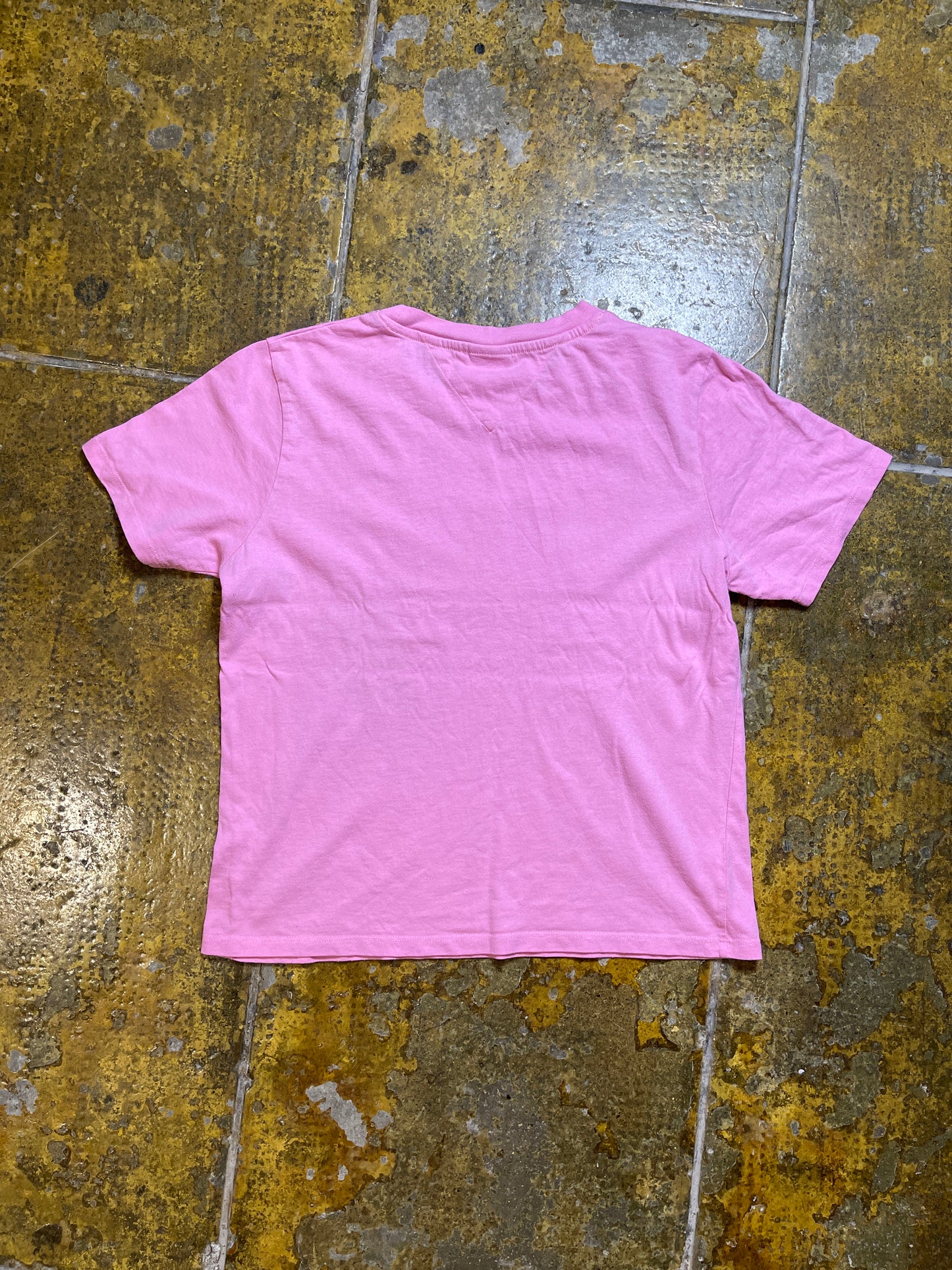 Tommy Hilfiger Jeans Short Sleeve Top Pink - L
