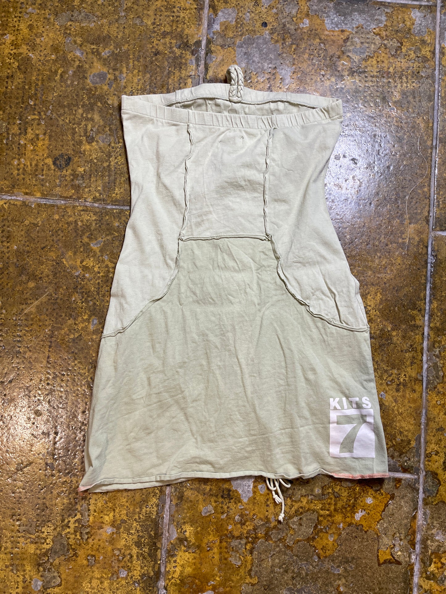 Pepe Jeans Sleeveless Dress Khaki 2000s y2k - M