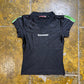Kawasaki Sport Short Sleeve Top Racing Black 2000s y2k - M