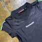 Kawasaki Sport Short Sleeve Top Racing Black 2000s y2k - M