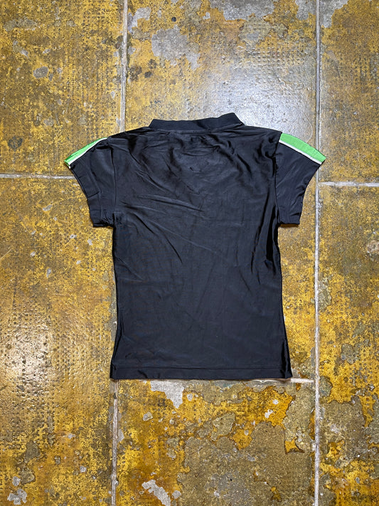Kawasaki Sport Short Sleeve Top Racing Black 2000s y2k - M