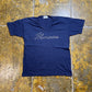 Blumarine Short Sleeve Top Navy 2000s y2k - XL