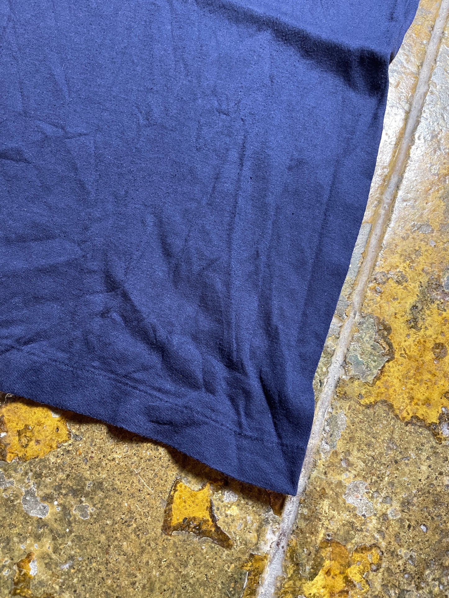 Blumarine Short Sleeve Top Navy 2000s y2k - XL