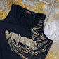 Valentino Rossi Sleeveless Top 46 the Doctor Black 2000s y2k - M