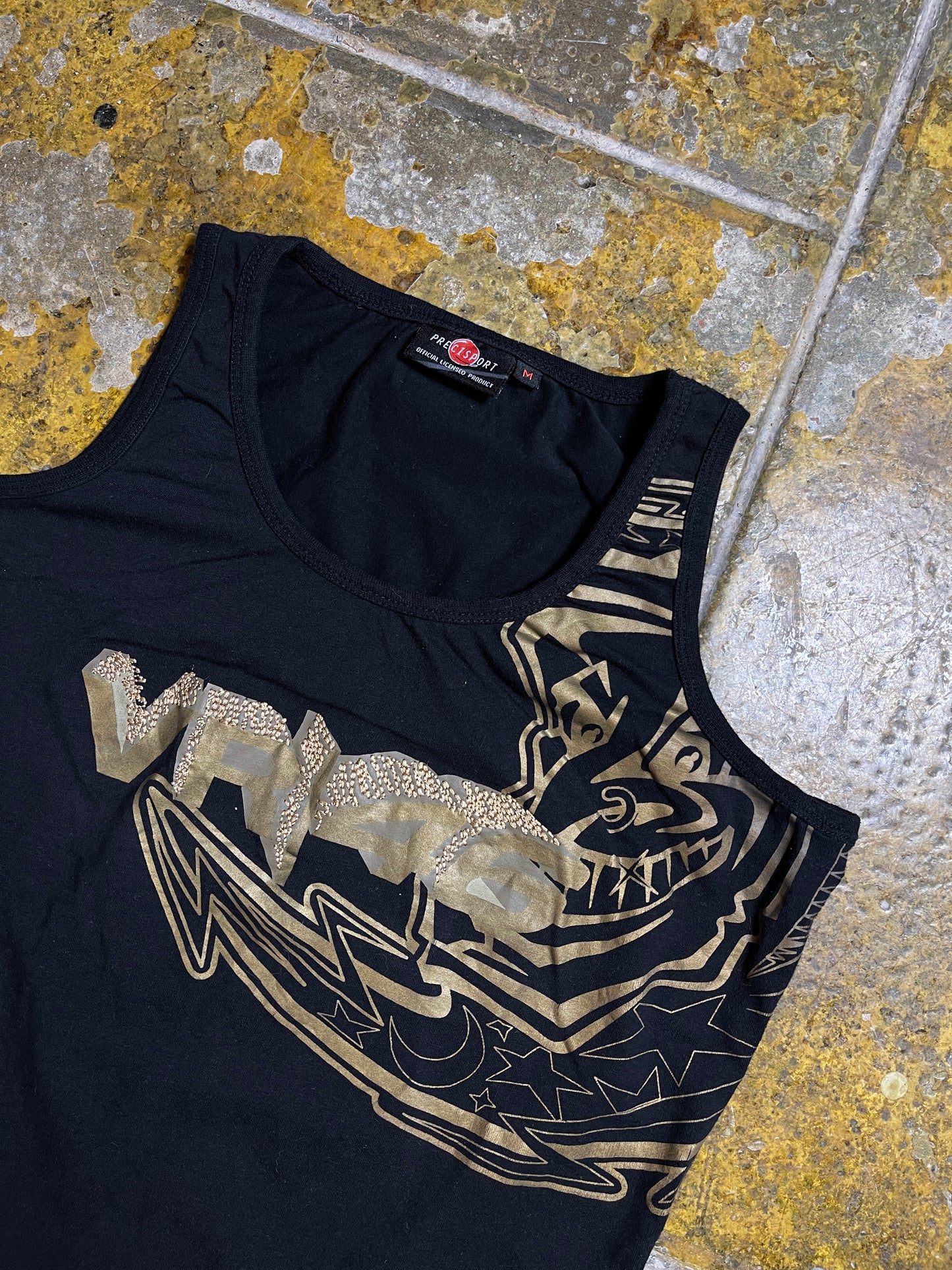 Valentino Rossi Sleeveless Top 46 the Doctor Black 2000s y2k - M