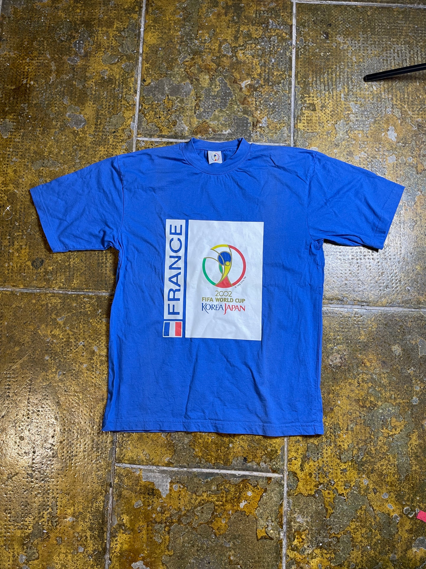 FIFA World Cup 2002s Korea Japan T-Shirt France Blue - M