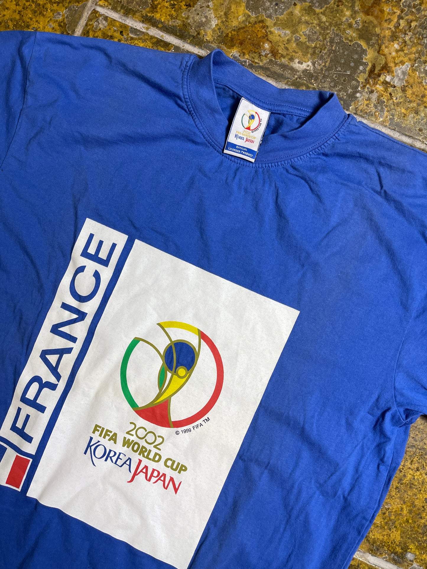 FIFA World Cup 2002s Korea Japan T-Shirt France Blue - M