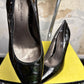 Y2k Balenciaga by Nicolas Ghesquière Pointed Toe Iridescent Camo Patent Pumps - 38