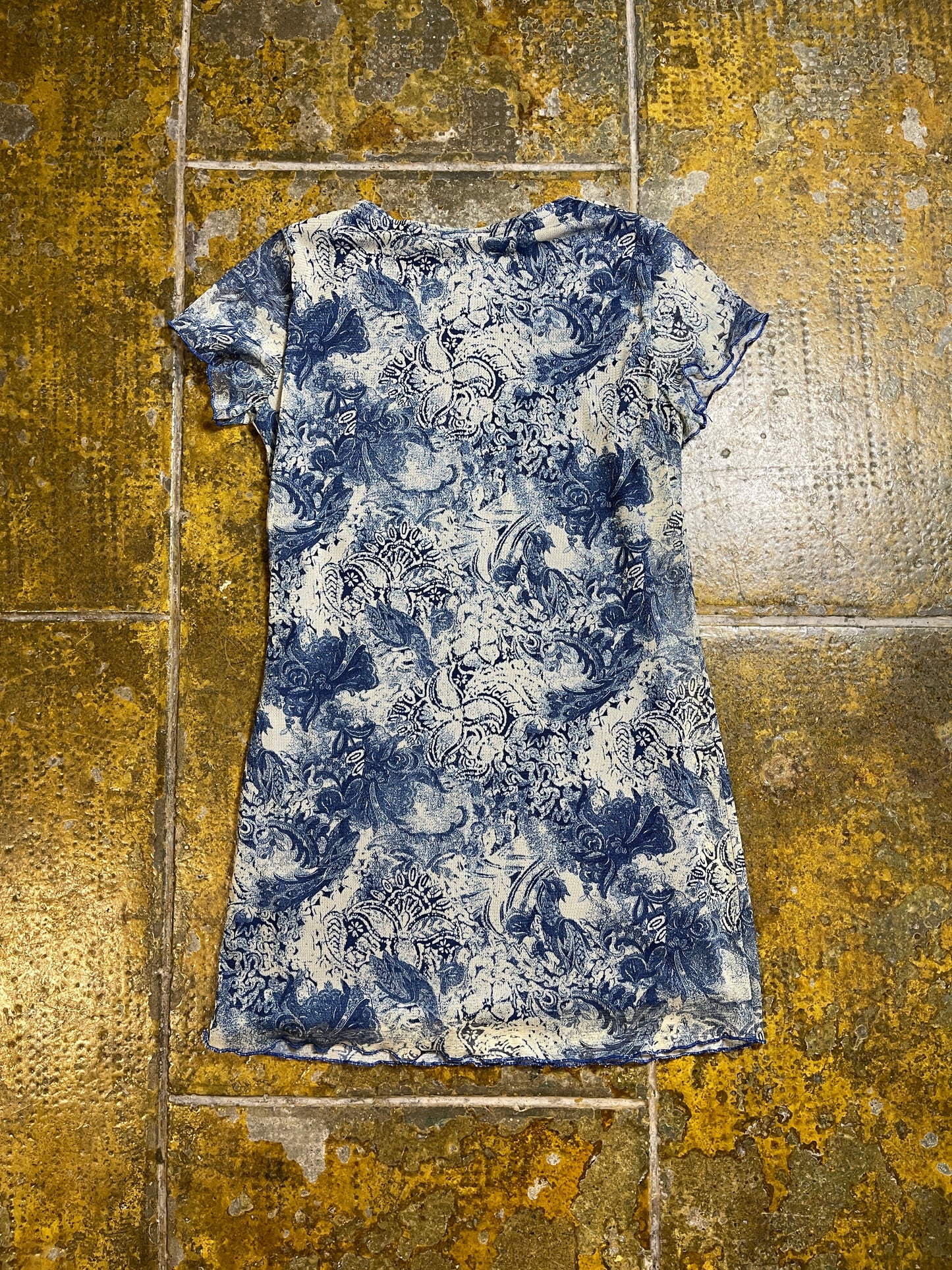Porquoi Pas Short Sleeve Dress Blue 2000s y2k Fairy - S