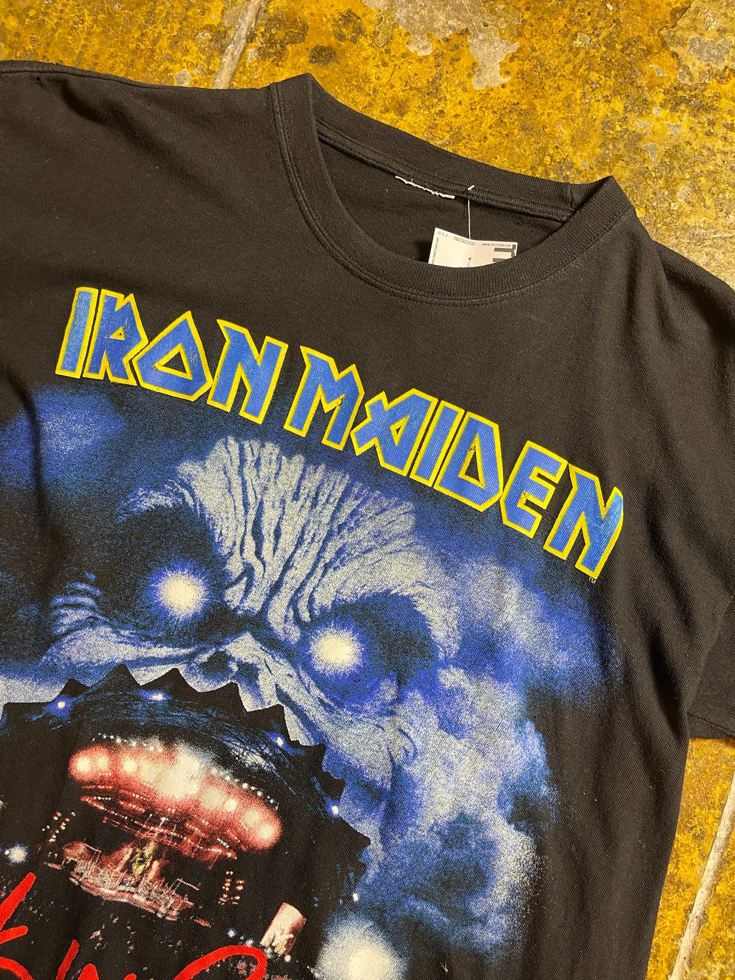Vintage Iron Maiden Rock in Rio 2002 T-Shirt Band Black - M