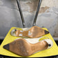 Vintage 80s / 90s Balenciaga Leather Slingback Bow Pumps Off White - 38