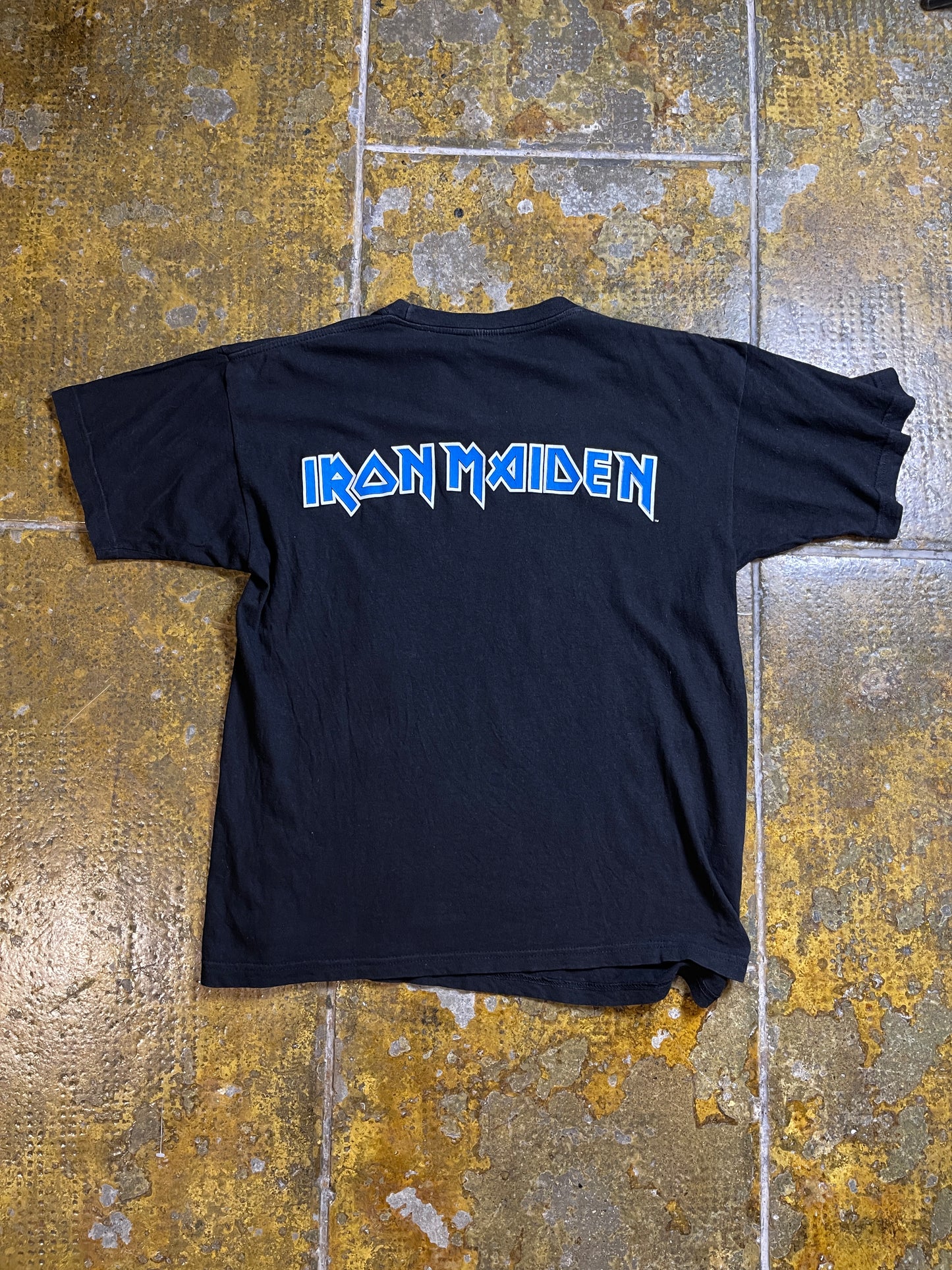 Vintage Iron Maiden Rock in Rio 2002 T-Shirt Band Black - M