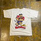 The Flintstones Football Fred T-Shirt White Gray 1993 - XL