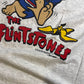The Flintstones Football Fred T-Shirt White Gray 1993 - XL