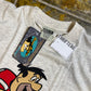 The Flintstones Football Fred T-Shirt White Gray 1993 - XL