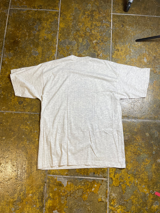 The Flintstones Football Fred T-Shirt White Gray 1993 - XL