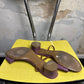 Vintage 90s / 2000s Ferragamo Glory Strappy Kitten Heels Lilac - 39