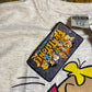 The Flintstones T-Shirt Football 1993 White Gray - XL