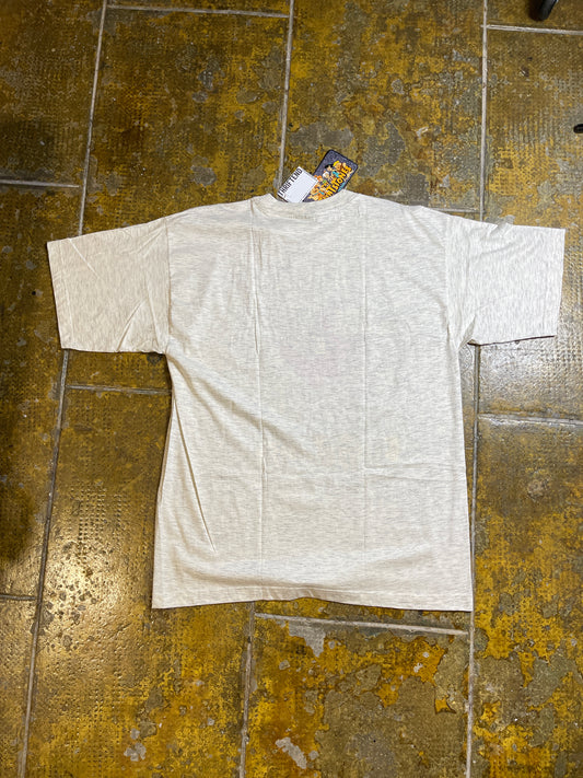 The Flintstones T-Shirt Football 1993 White Gray - XL