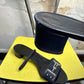 Vintage 90s / 2000s Ferragamo Glory Strappy Kitten Heels Night Blue - 39