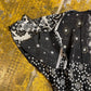 David FIlo Short Sleeve See Through Top Black White 2000s y2k - M