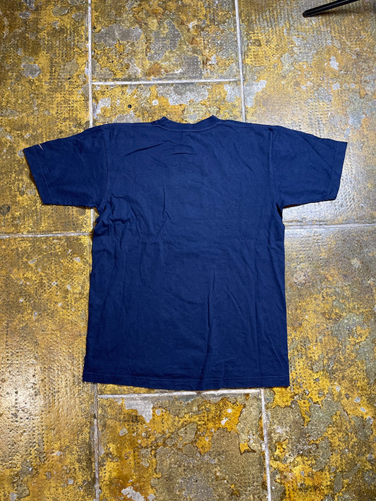 Vintage Nike FC Barcelona T-Shirt Navy 1990s - S