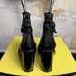 Y2k Diesel Black Gold Vivien Cutout Bootie Sandal Black - 35