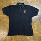 Vintage Lacoste Polo Shirt 1990s Black - XL