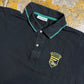 Vintage Lacoste Polo Shirt 1990s Black - XL