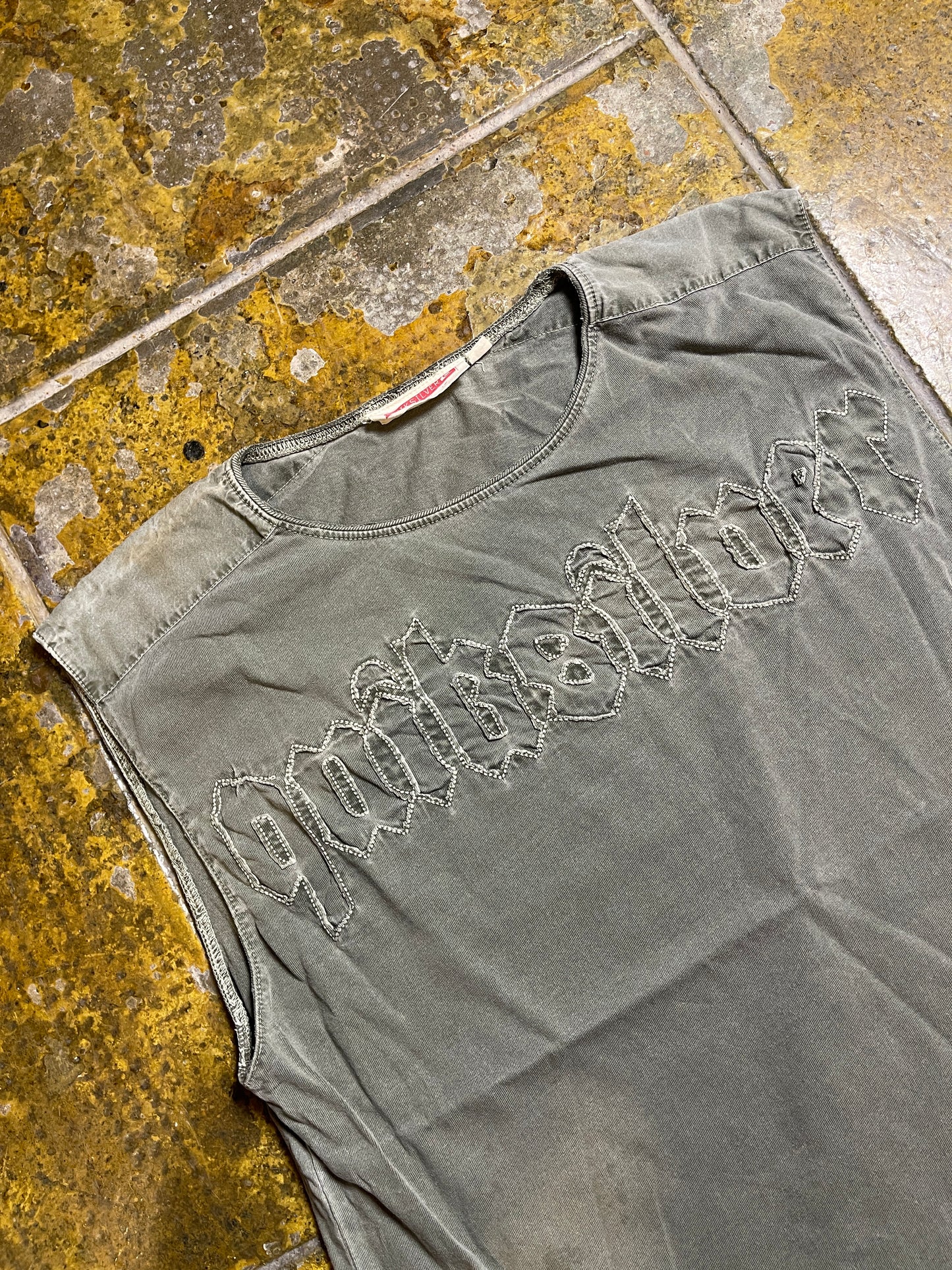 Quiksilver Tank Top Khaki 2000s y2k - S