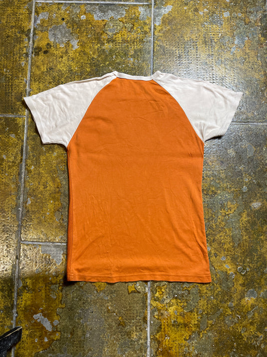 Nike T-Shirt Mesh Orange 2000s - S