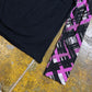 Patrice Breal Long Sleeve Top Black Purple 2000s y2k - S