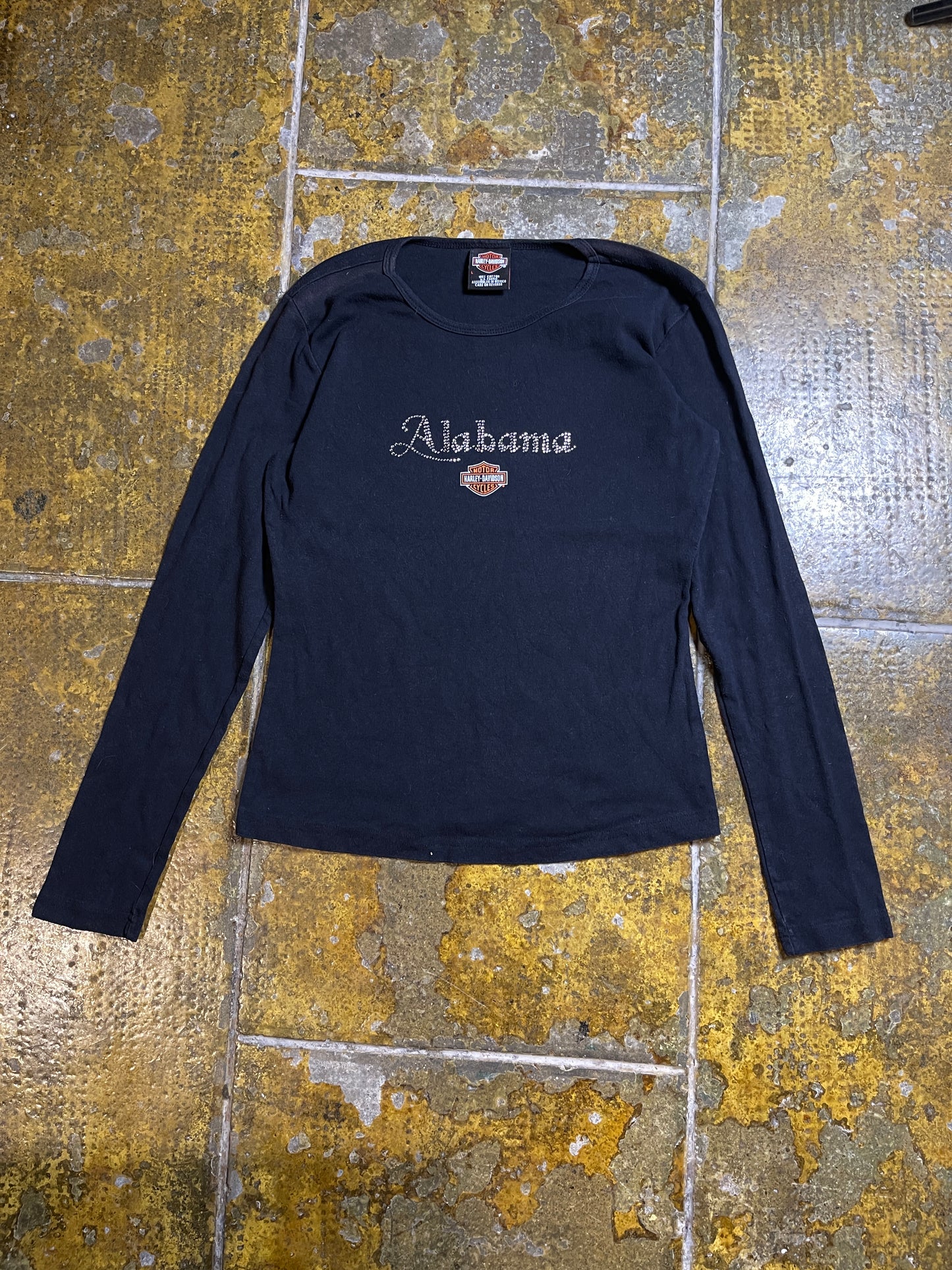 Harley Davidson Alabama 2004 Long Sleeve Top Black - L