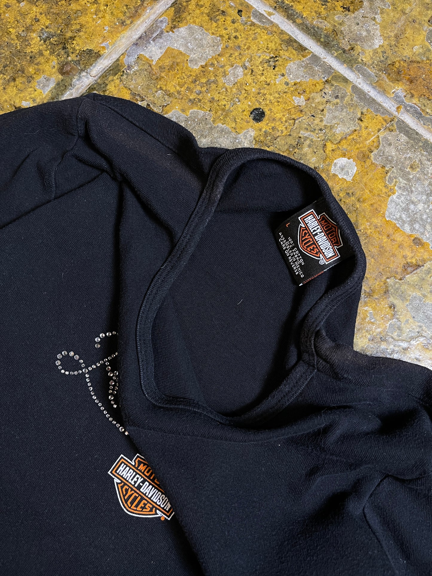 Harley Davidson Alabama 2004 Long Sleeve Top Black - L