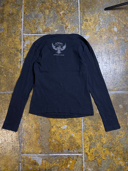 Harley Davidson Alabama 2004 Long Sleeve Top Black - L
