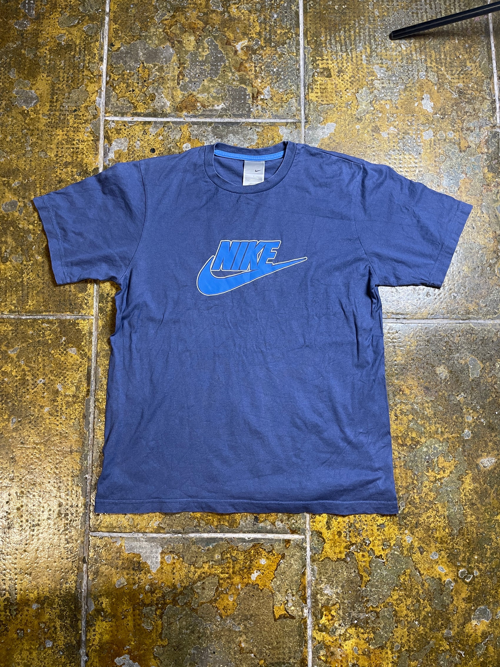 Vintage Nike T-Shirt Navy 1990s - L