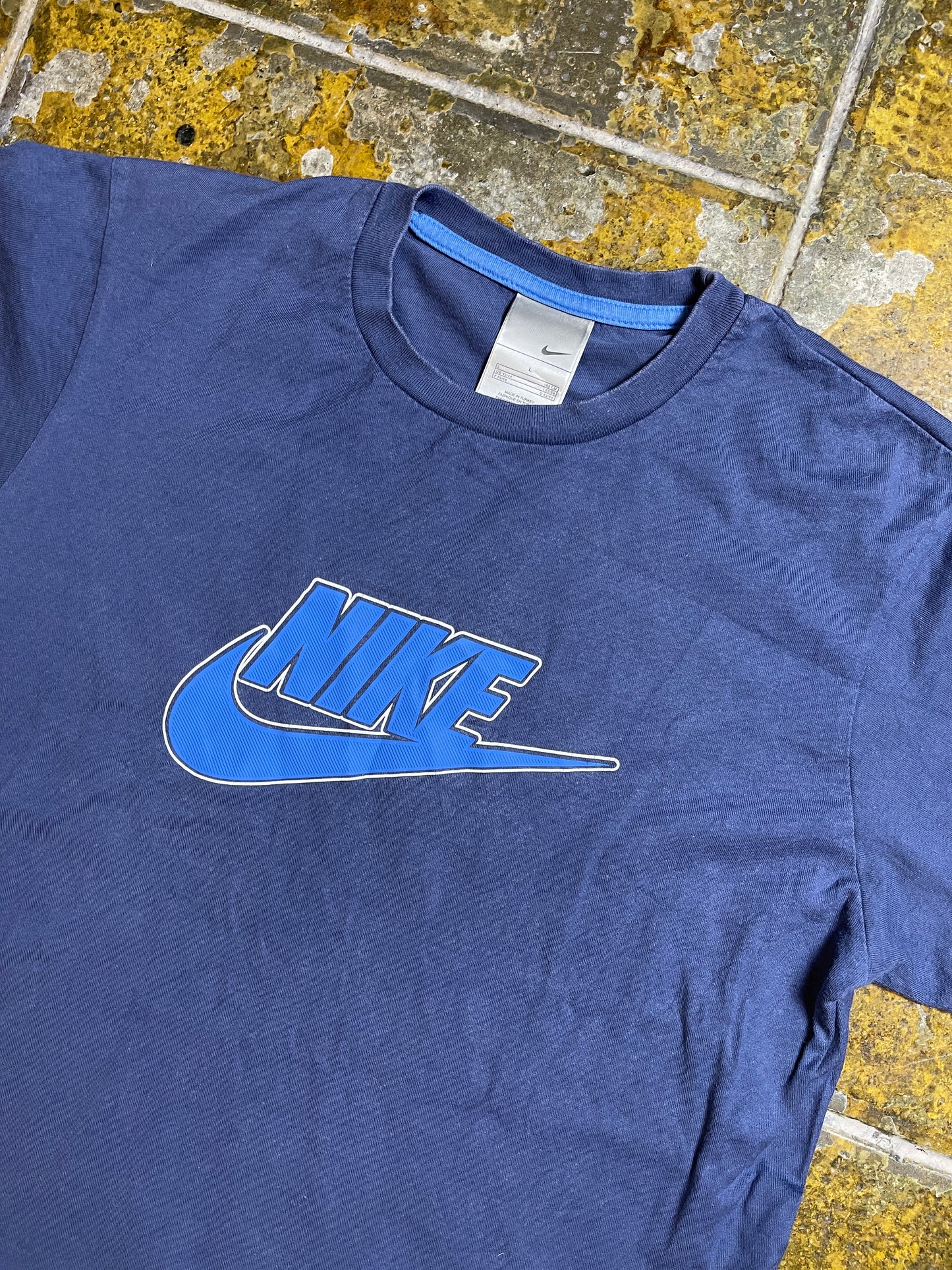 Vintage Nike T-Shirt Navy 1990s - L