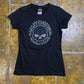 Harley Davidson Short Sleeve Top Skull Diamonds 2012 Black - S