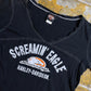 Harley Davidson Short Sleeve Top Black Screaming Eagle 2000s y2k - XL