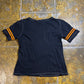 Harley Davidson Short Sleeve Top Black Screaming Eagle 2000s y2k - XL