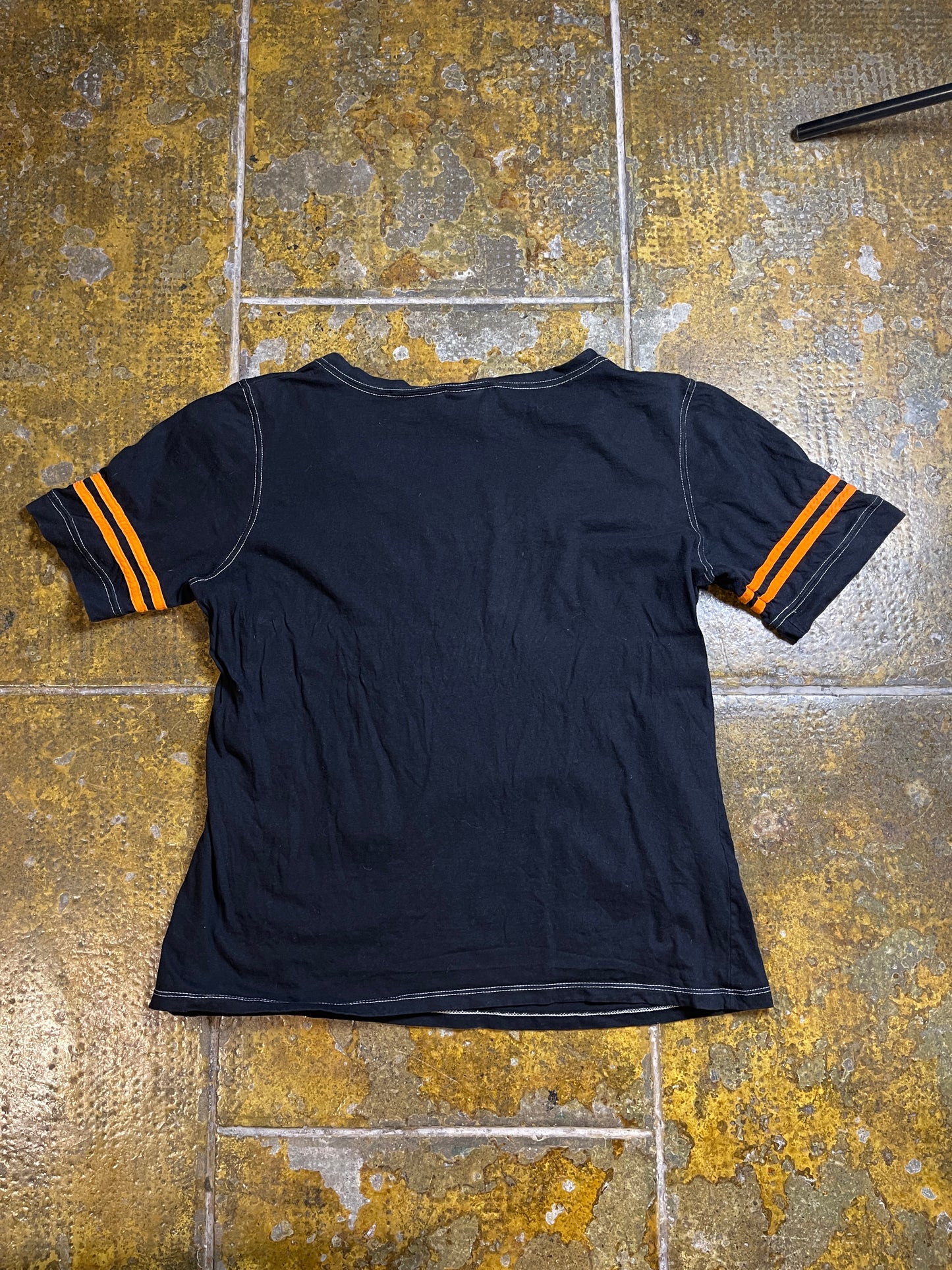 Harley Davidson Short Sleeve Top Black Screaming Eagle 2000s y2k - XL