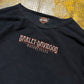 Harley Davidson Thin Sweatshirt Black 2002 y2k - L