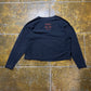 Harley Davidson Thin Sweatshirt Black 2002 y2k - L