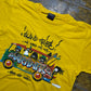 Spirit Tribe Weed Smoking Rasta T-Shirt Yellow 2000s y2k - S