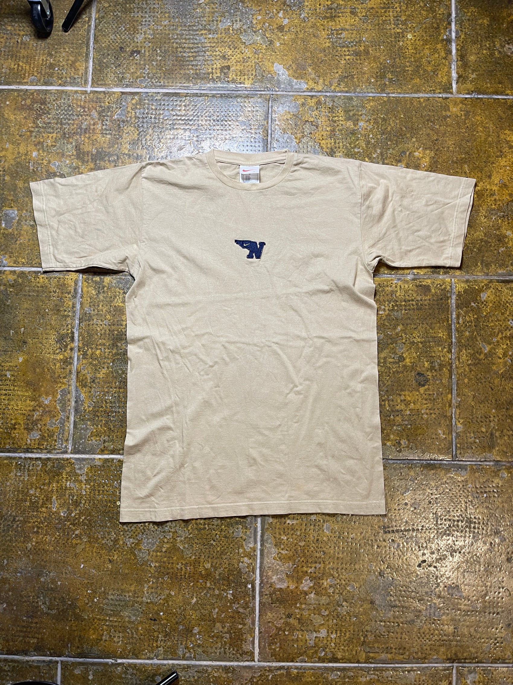 Vintage Nike T-Shirt Beige 1990s - L