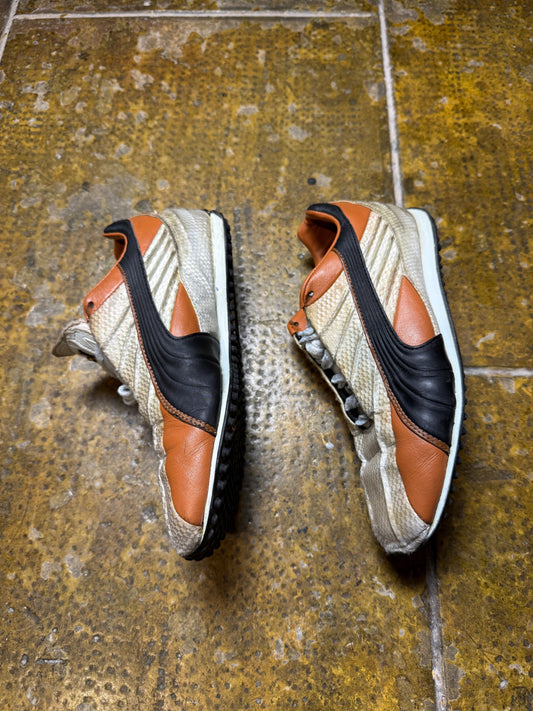 Vintage 2000s Puma Shudoh Lifestyle White Orange - 38
